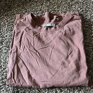 Zara Dusty Rose T-Shirt